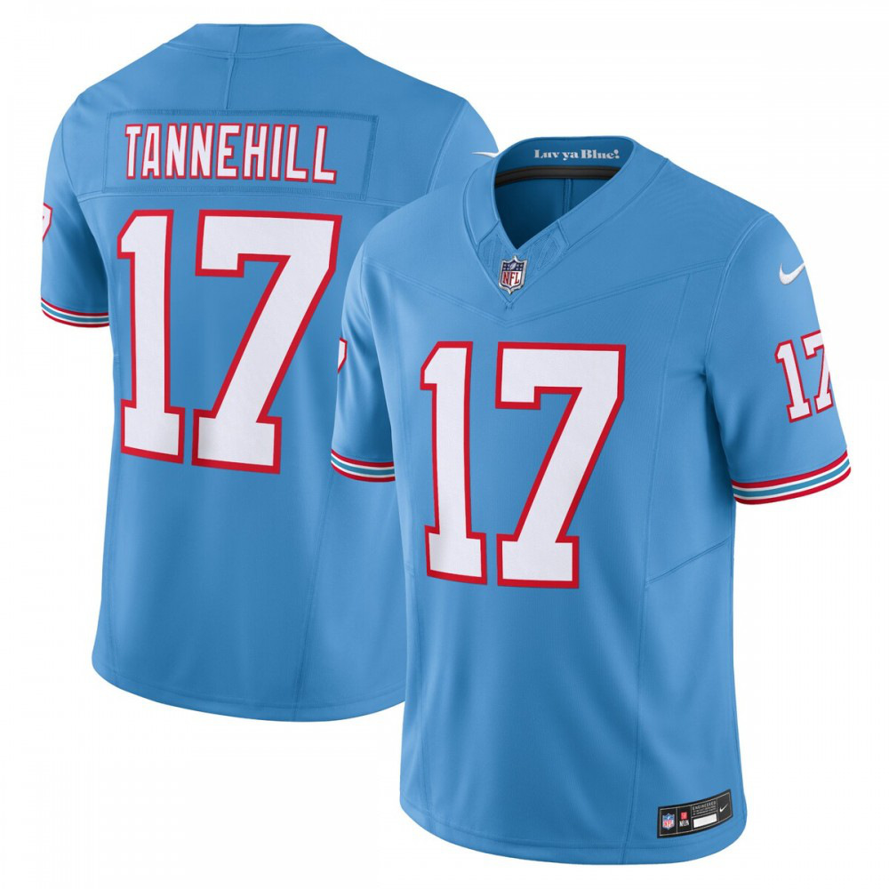 Ryan Tannehill Tennessee Titans Nike Vapor F.U.S.E. Limited Jersey - Light Blue-GridironStore